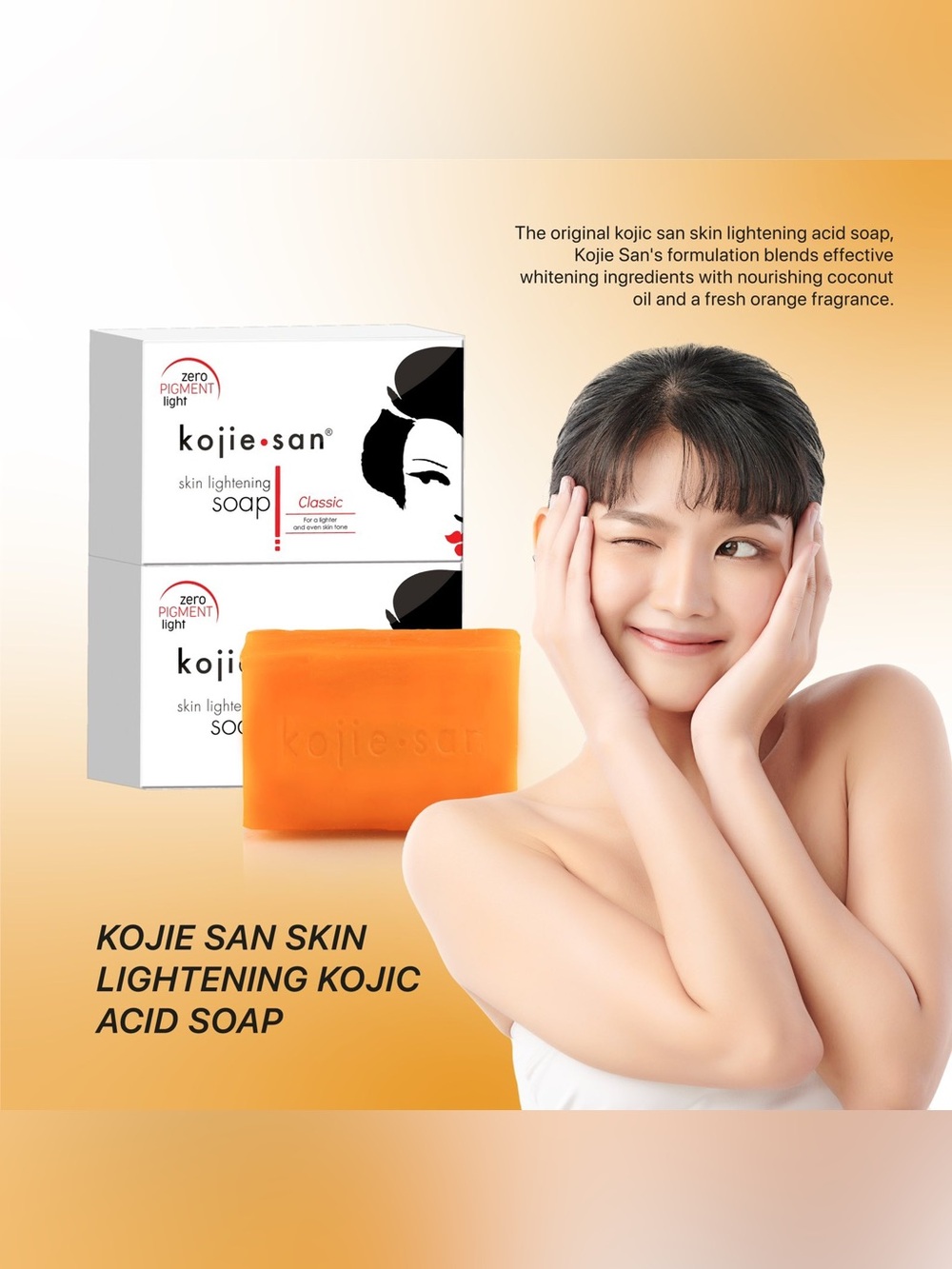 Kojie San Classic Skin Lightening/Even Skin Tone~Kojic Acid~6 Bundle Bars (65g)